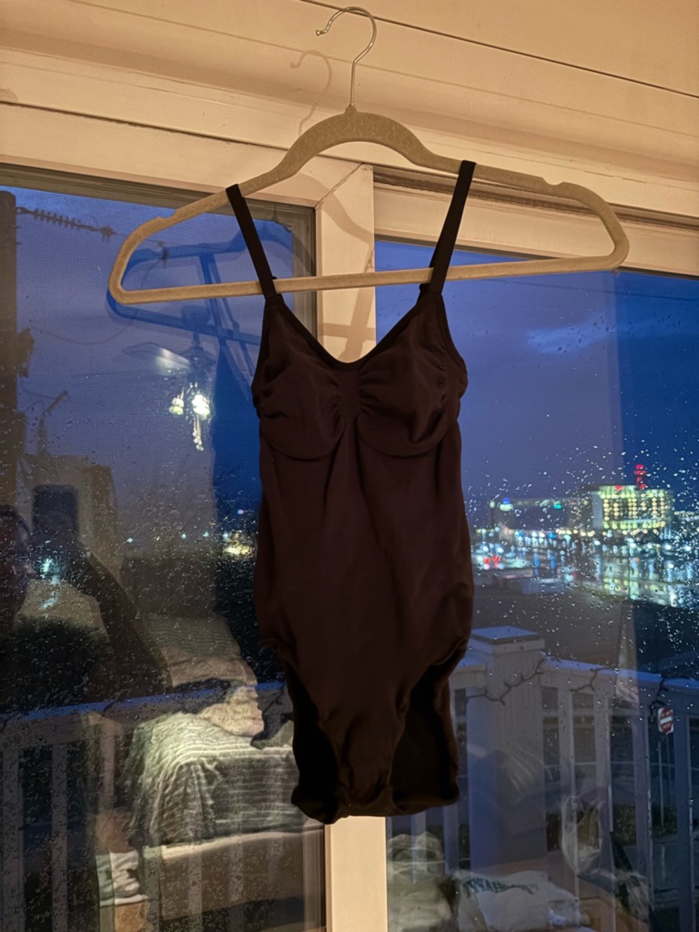 SKIMS Black Shapewear Bodysuit Size S/M